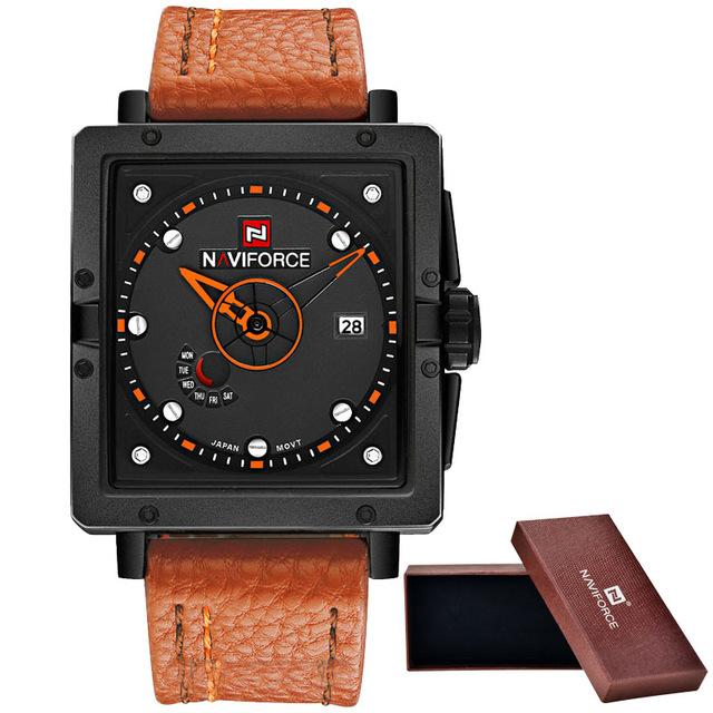 Waterproof male quartz watch NAVIFORCE 9065