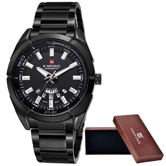 Waterproof male quartz watch NAVIFORCE 9038