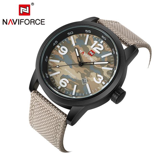 Waterproof male quartz watch NAVIFORCE 9080