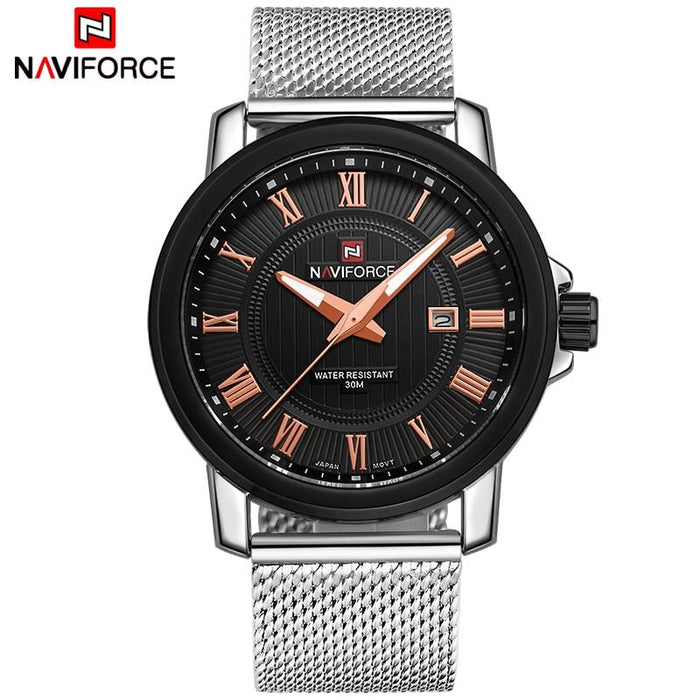 Waterproof male quartz watch NAVIFORCE 9052