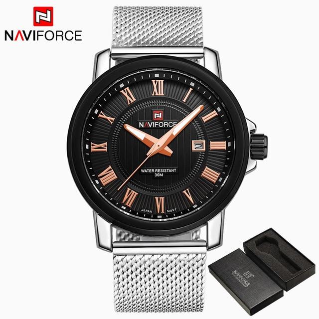 Waterproof male quartz watch NAVIFORCE 9052