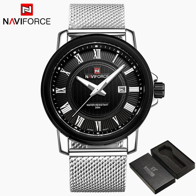 Waterproof male quartz watch NAVIFORCE 9052