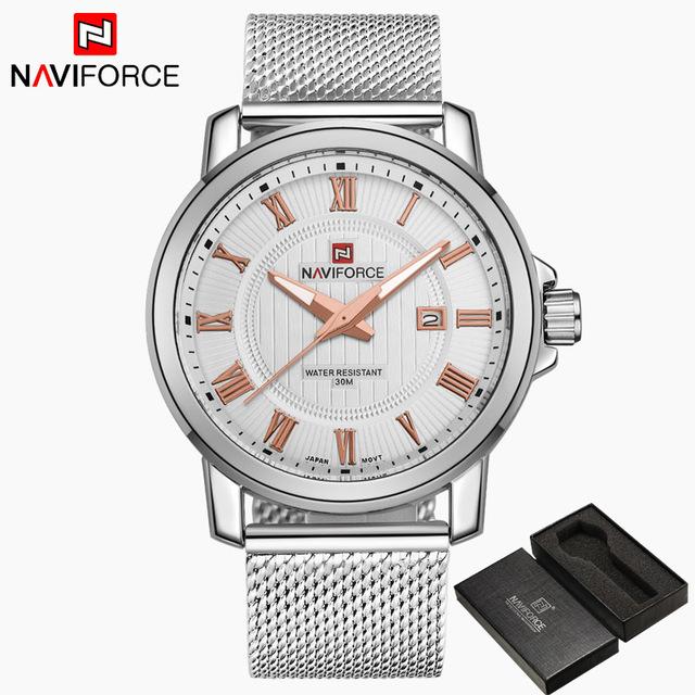 Waterproof male quartz watch NAVIFORCE 9052