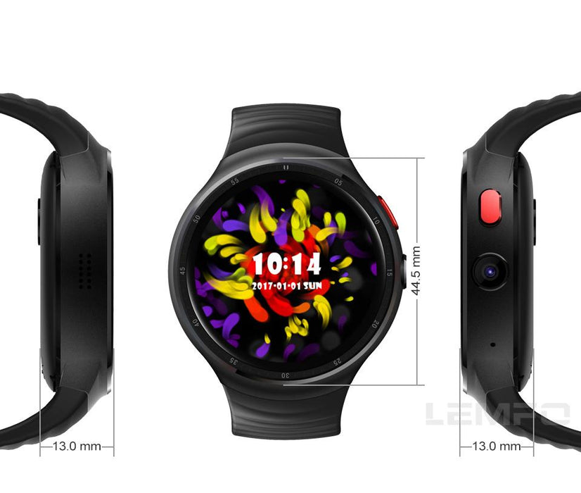 A smart watch camera LEMFO LES1 Android 5.1 MTK6580 1GB + 16GB