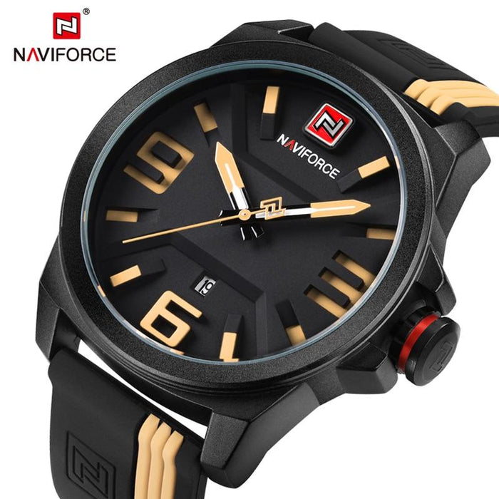 Waterproof male quartz watch NAVIFORCE 9098