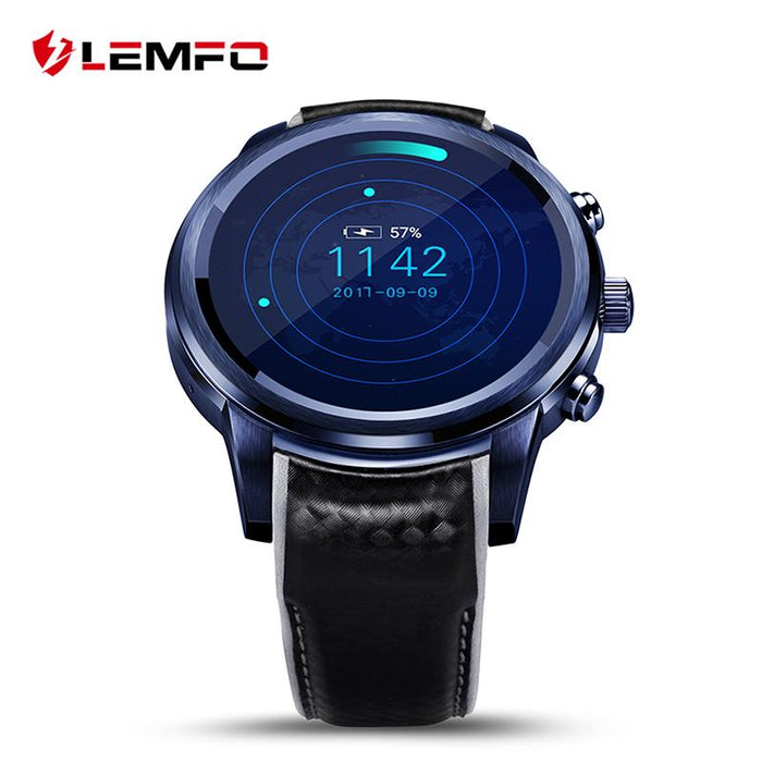 A smart watch with a slot for a SIM card LEMFO LEM5 Pro Android 5.1 2GB + 16GB GPS WiFi