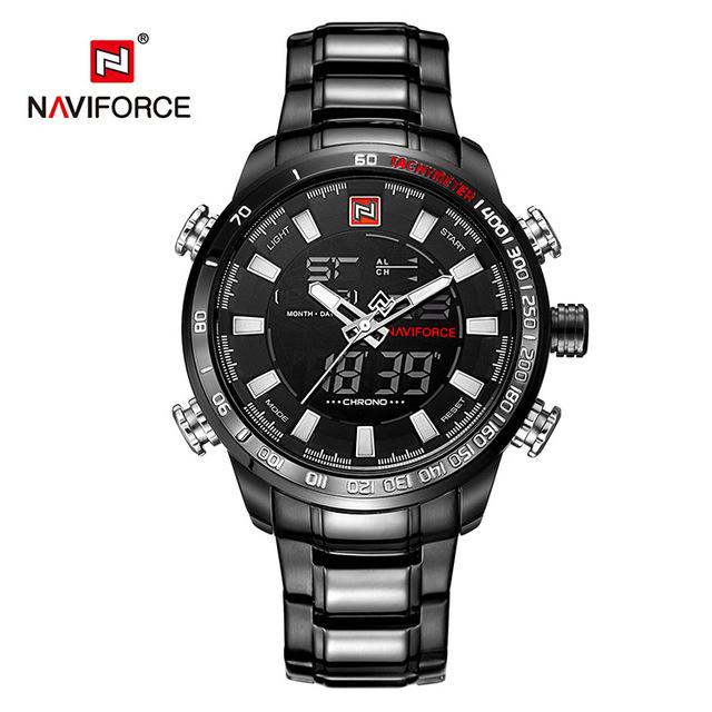 Waterproof male quartz watch NAVIFORCE 9093