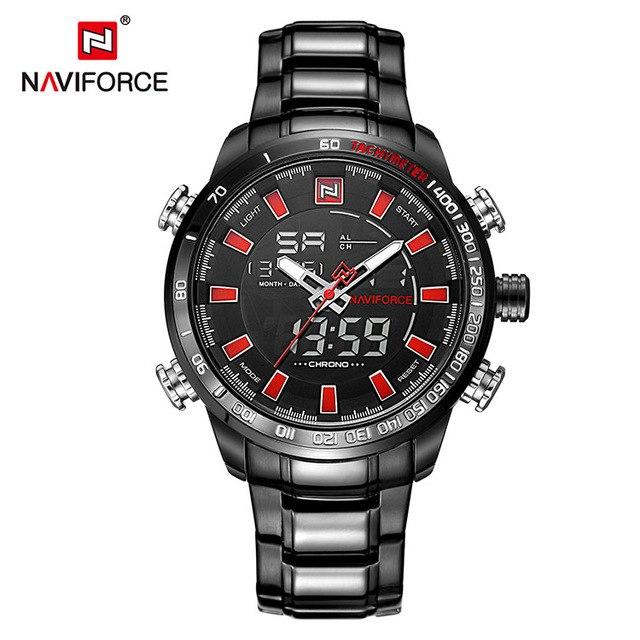 Waterproof male quartz watch NAVIFORCE 9093