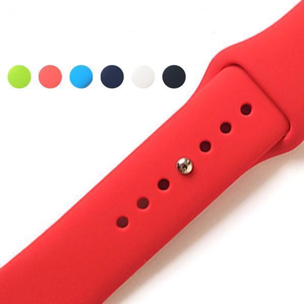 Silicone Strap Watch Apple 3/2/1 Series 38mm