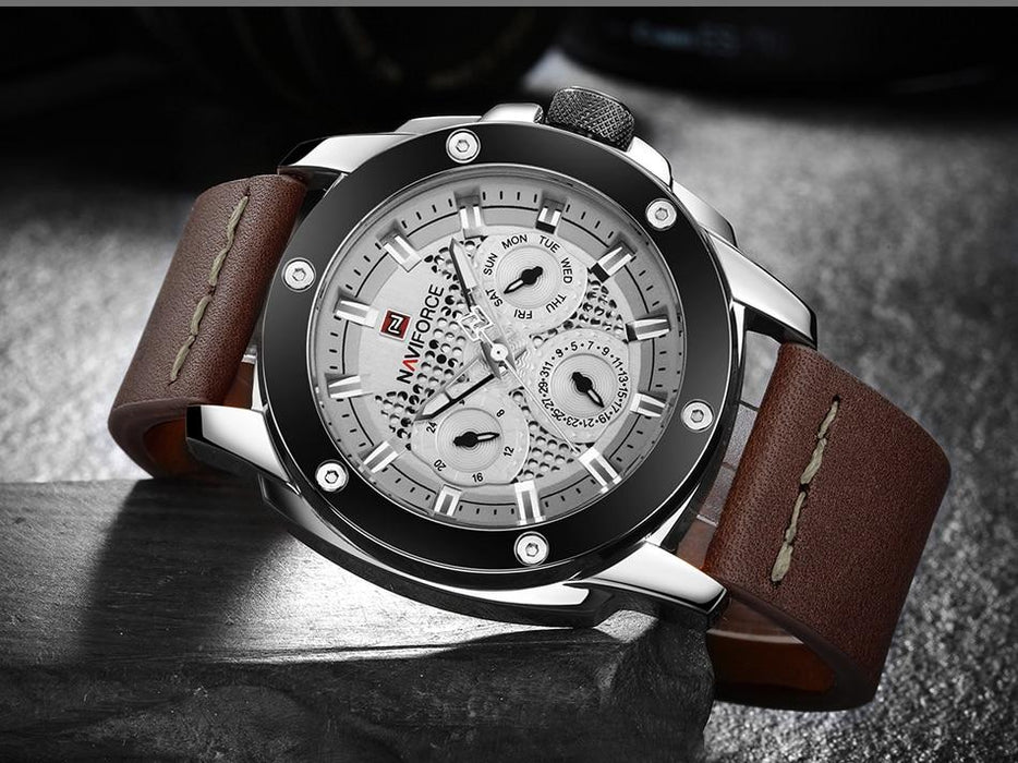 Waterproof male quartz watch NAVIFORCE 9116