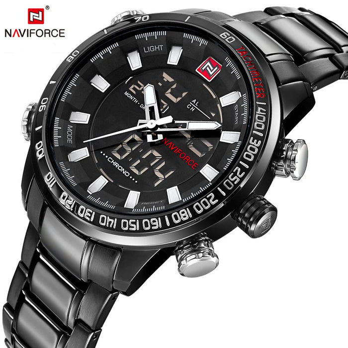 Waterproof male quartz watch NAVIFORCE 9093