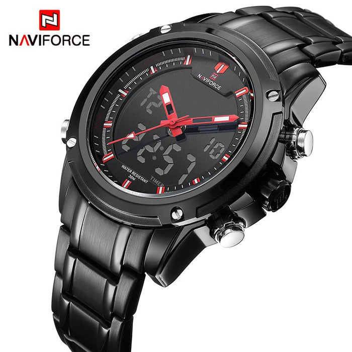 Waterproof male quartz watch NAVIFORCE 9050