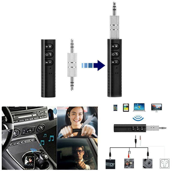 Bluetooth receiver for the car, headphones and home systems with buttons