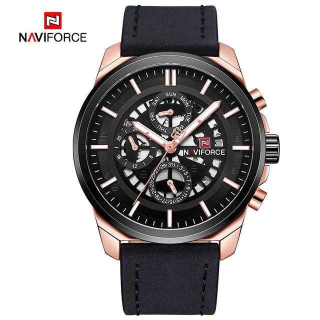 Waterproof male quartz watch NAVIFORCE 9129