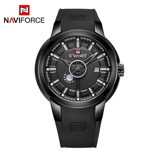 Waterproof male quartz watch NAVIFORCE 9107