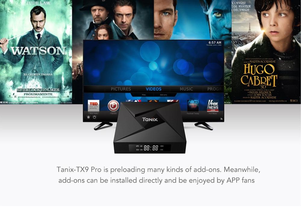 TV box Tanix TX9 Pro, Android 7.1, Bluetooth 4.1, HDMI, 3GB RAM, 32GB ROM, WiFi, 4K