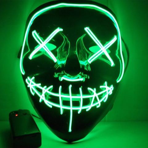 Purge Skull LED Mask for Halloween, Party, New Year, Birthday