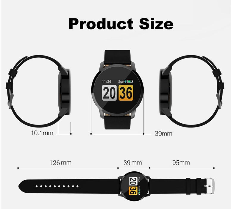 Vektros VQ8 Smart Watch, Waterproof, Sleep Monitoring, Heart Rate, Steps, Blood pressure