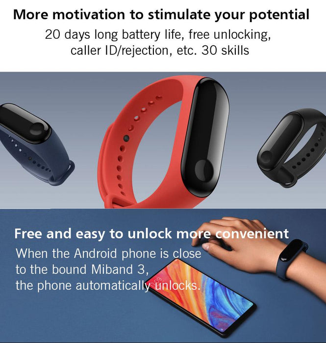 Smart Xiaomi Mi Band 3 Bracelet