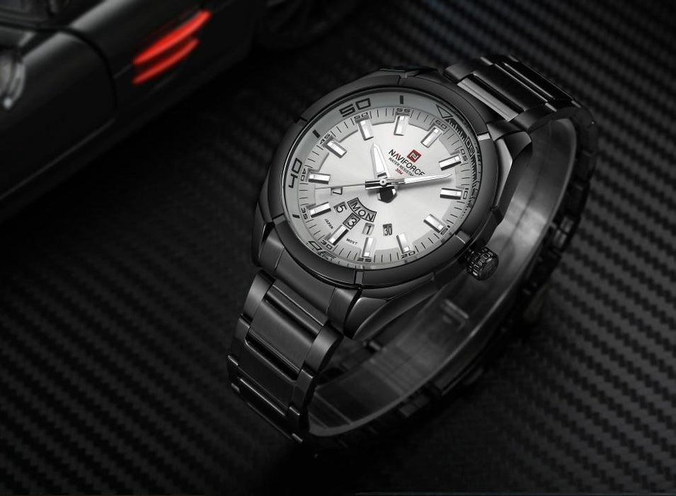 Waterproof male quartz watch NAVIFORCE 9038