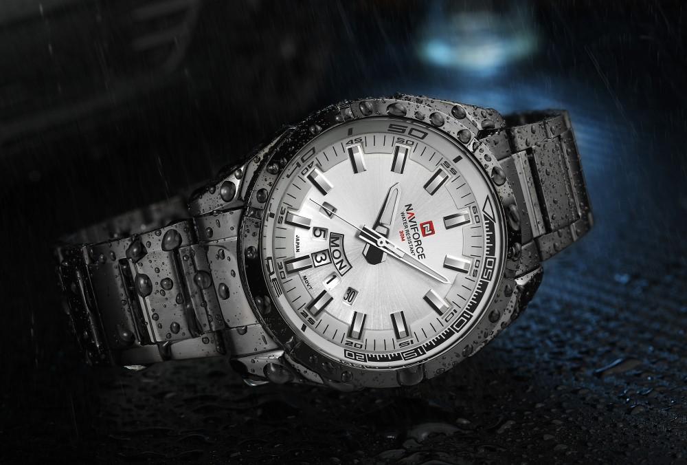 Waterproof male quartz watch NAVIFORCE 9038