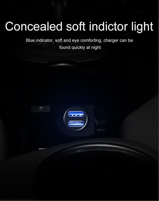 Smart mini USB car charger Baseus 3.1A Fast Charge