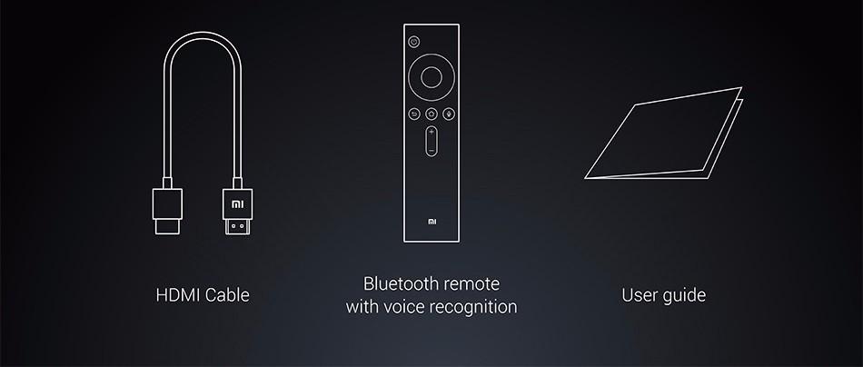 TV box Xiaomi Mi Box 3 - International version, Android 6.0, WIFI, Bluetooth, 4K