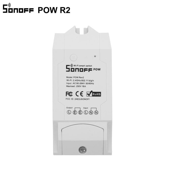 Smart Wi-Fi switch Sonoff Pow R2, 15A 3500W, measured current consumption