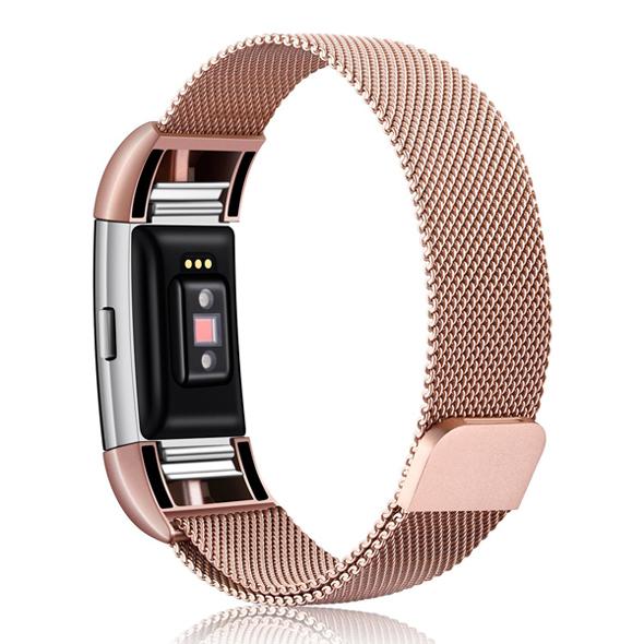 Bracelet Milan stainless steel, magnetic, for Fitbit Charge 3