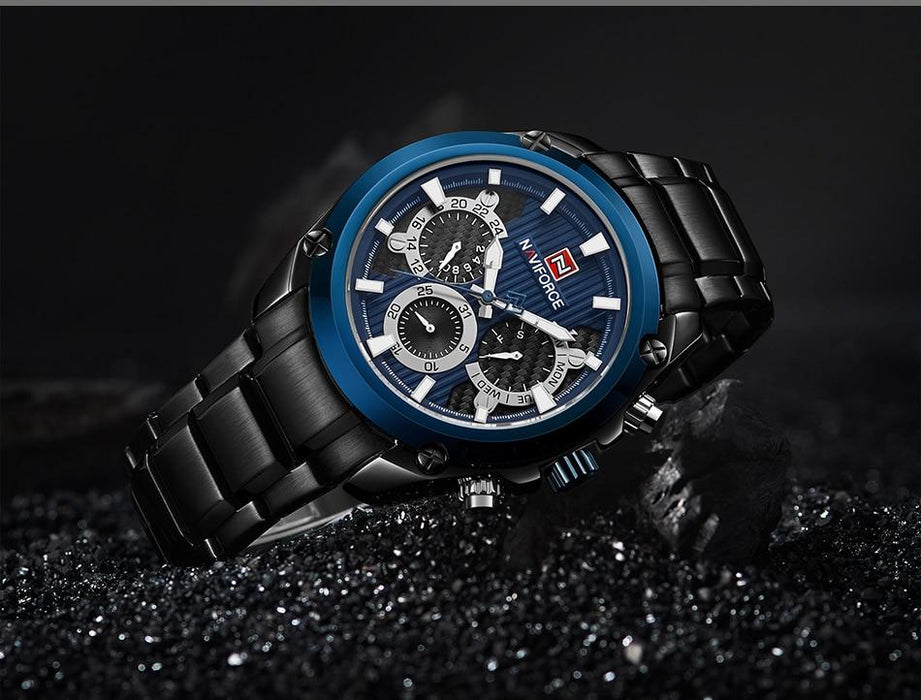 Waterproof male quartz watch NAVIFORCE 91,139