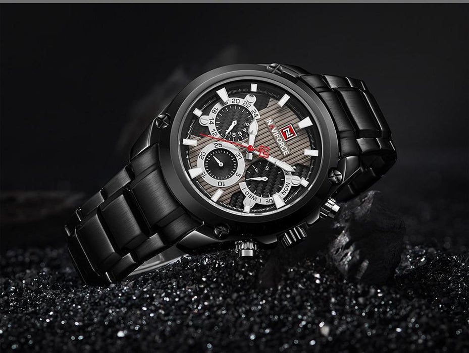 Waterproof male quartz watch NAVIFORCE 91,139