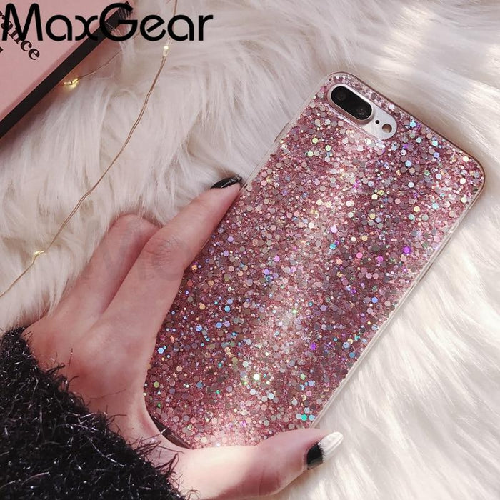 Sparkling case for iPhone XR