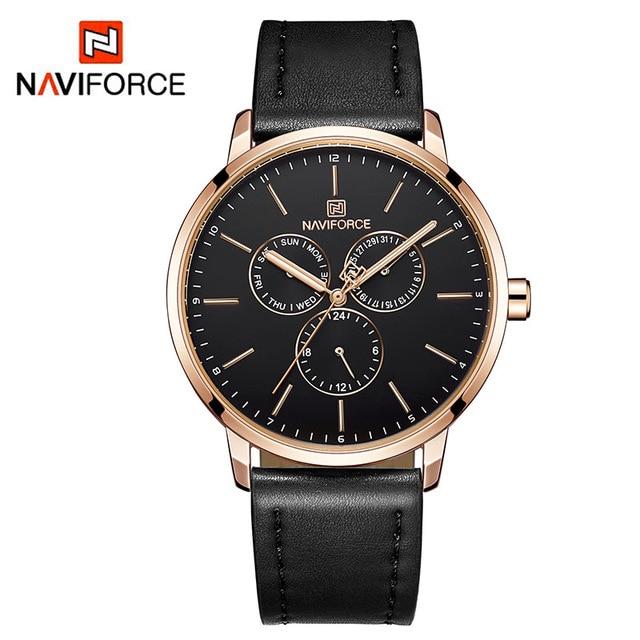 Waterproof male quartz watch NAVIFORCE 3001