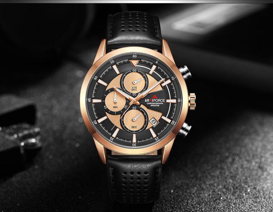 Waterproof tactical male quartz watch ARMIFORCE 8008