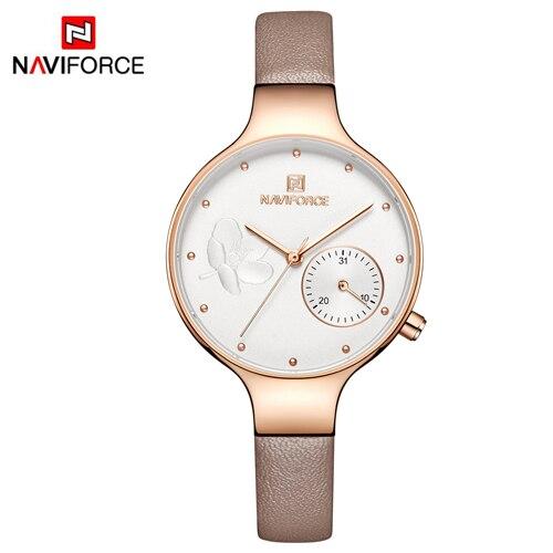 Waterproof ladies' quartz watch NAVIFORCE 5001