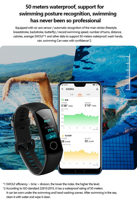 Smart bracelet Huawei Honor Band 4 Waterproof Heartbeat