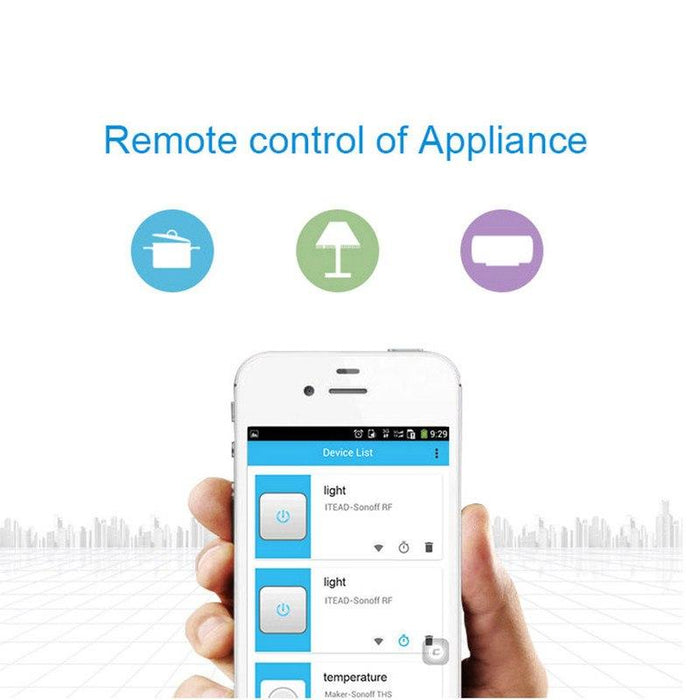 Smart contact Sonoff S20 to WiFi management, working with Alexa