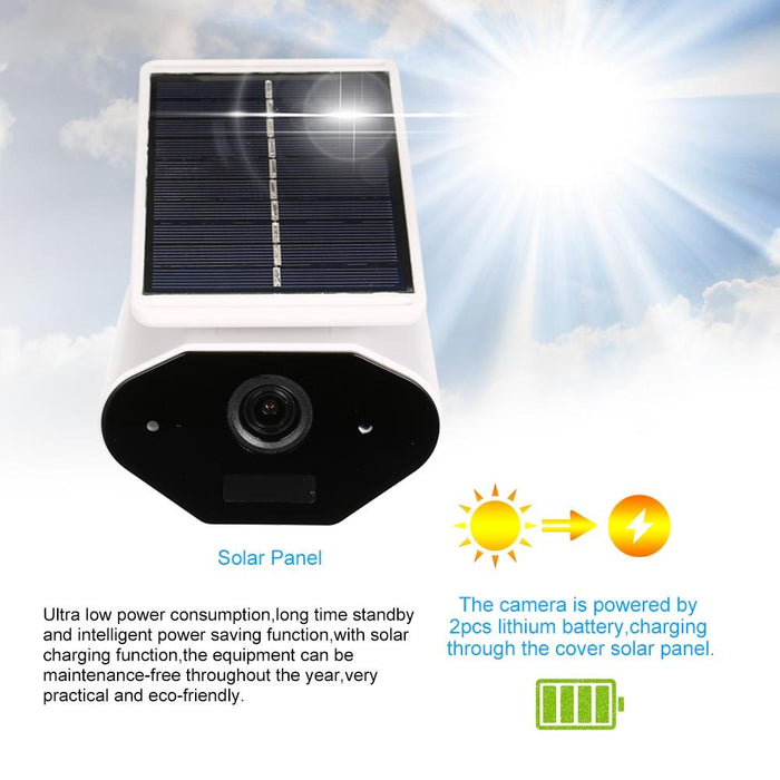 Outdoor IP Camera Solar battery WiFi Camera Waterproof 960P