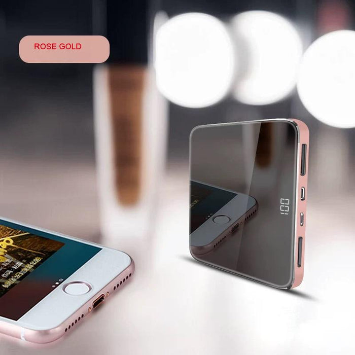 Mini external battery LEMFO, mirror, for iPhone, Samsung, Hiaomi