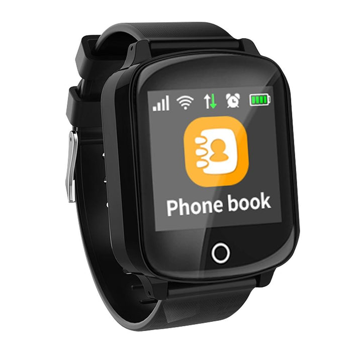 Smart watch elderly D200 screen with 1.54 '', SIM card, GPS tracking, SOS calls, pulse, blood pressure, alarm falling