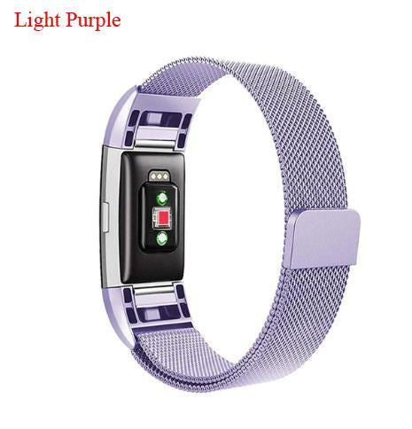 Bracelet Milan stainless steel, magnetic, for Fitbit Charge 3