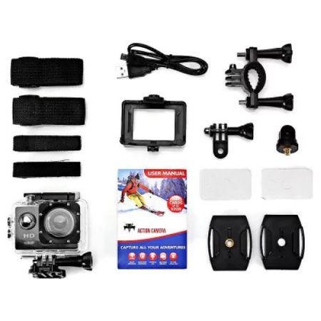 Sports Action Camera Furibee F60B accessories 4K, WiFi, 2.0 incha LCD, UHD, 8MP, 1080P / 30fps, Waterproof