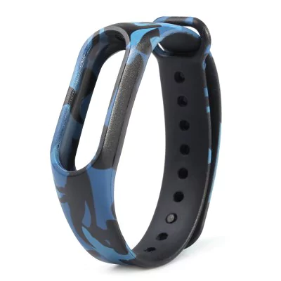 Camouflage strap of thermoplastic elastomer for Xiaomi Mi Band 2