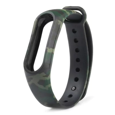 Camouflage strap of thermoplastic elastomer for Xiaomi Mi Band 2