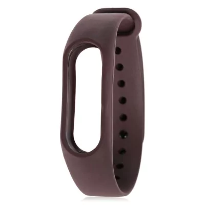 Dark brown strap of thermoplastic polyurethane Xiaomi Mi Band 2