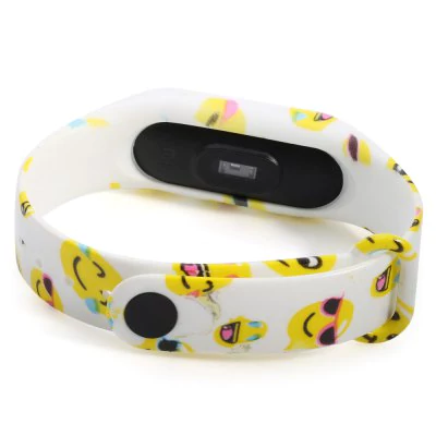 Smiley strap of thermoplastic polyurethane Xiaomi Mi Band 2