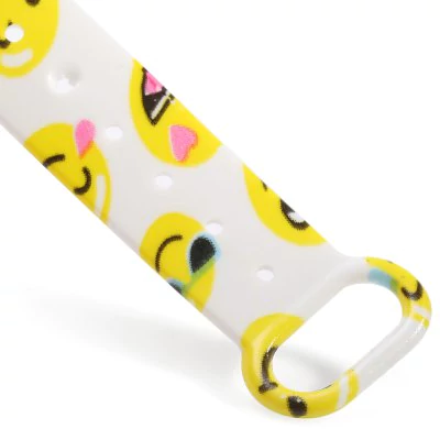 Smiley strap of thermoplastic polyurethane Xiaomi Mi Band 2